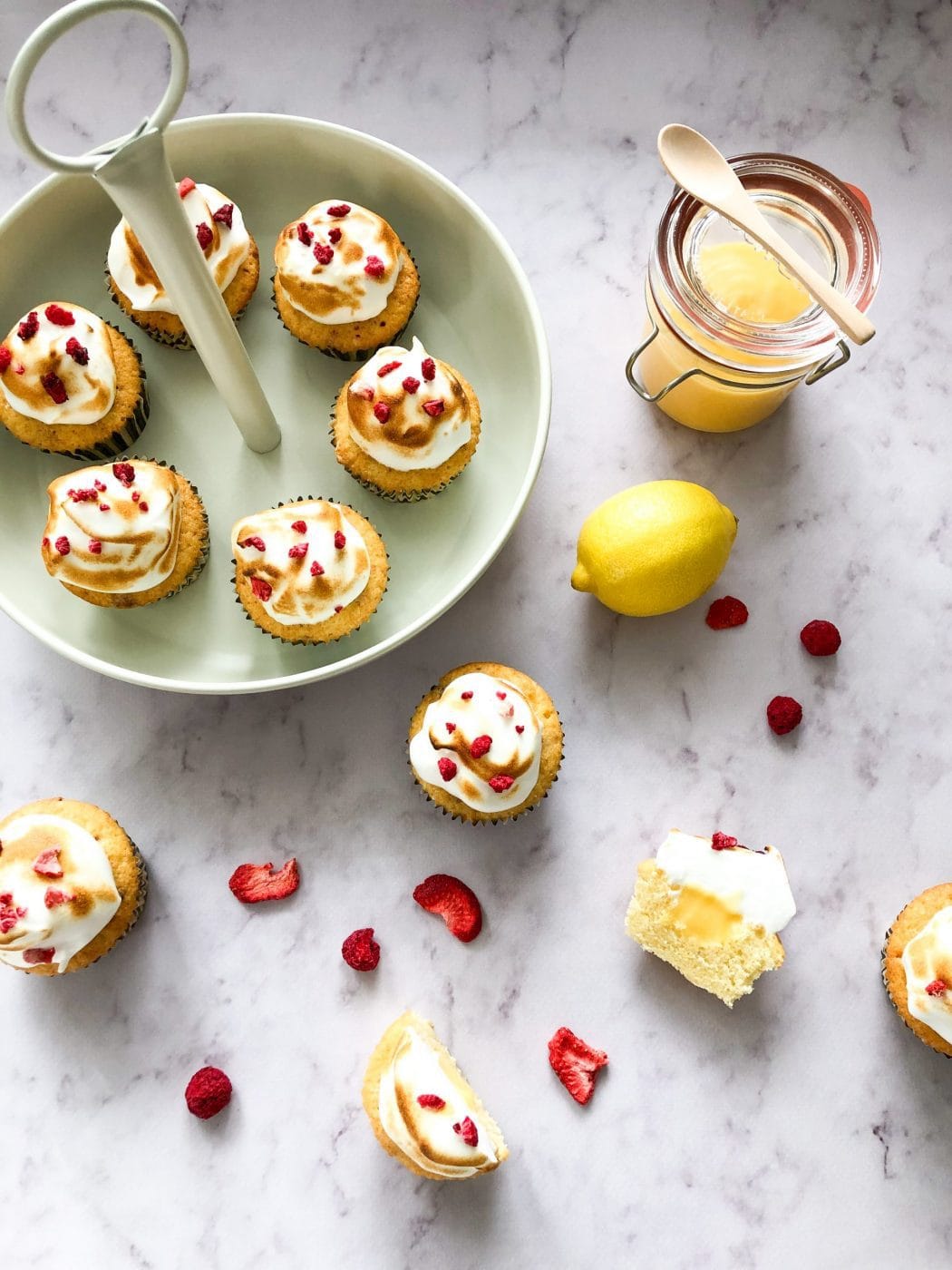 Recept lemon meringue cupcakes | The Taste Of Love